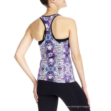 Filles Yoga Débardeurs Fitness Gym Vêtements de sport